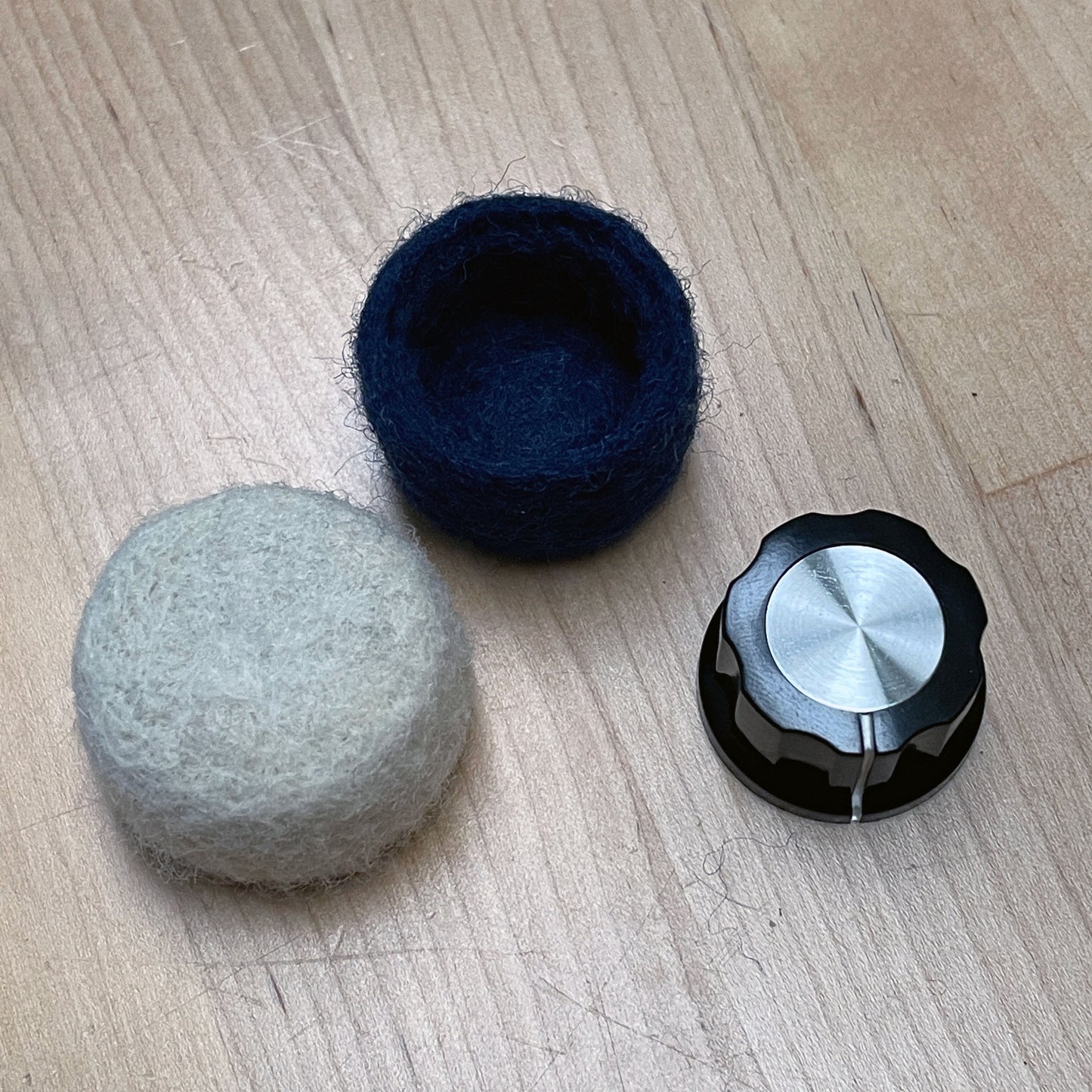 Felt Knob - Fuzzy Cover for Potentiometer, Synthesizer Accessory