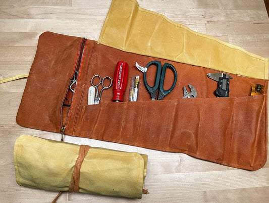 Sewing Pattern for Canvas Tool Roll