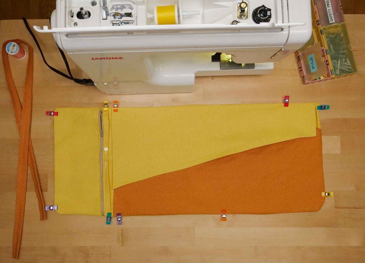 Sewing Pattern for Canvas Tool Roll